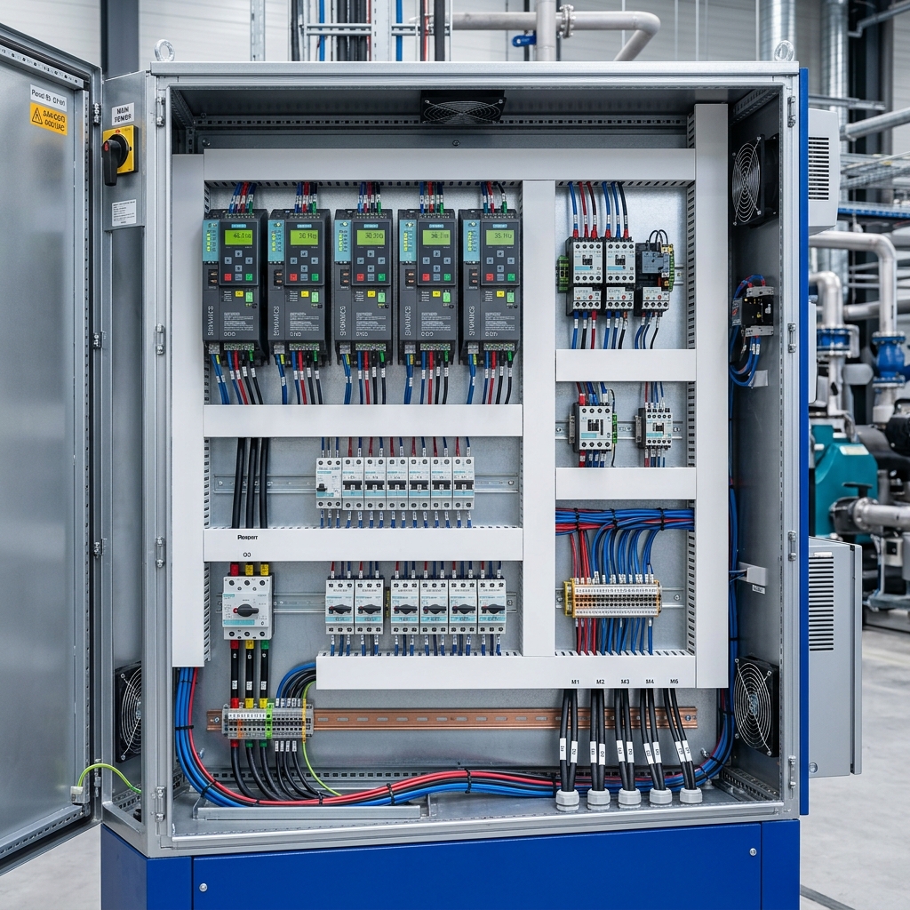 Panel de variadores VFD